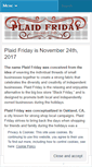Mobile Screenshot of plaidfriday.com